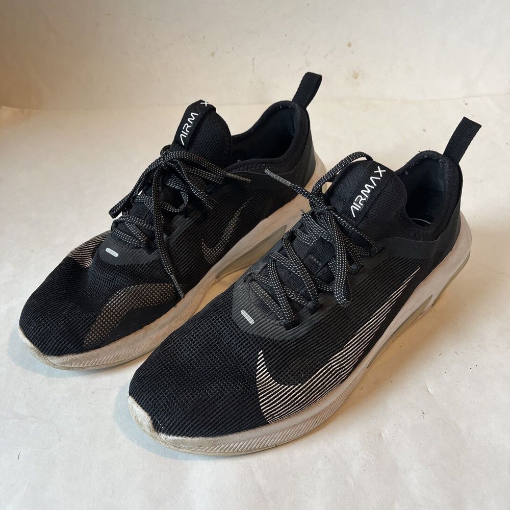 Nike Shoes Mens 12 Black Airmax Fly Lace Up Athletic Casual Gym Running Sneaker